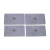 Elettrodi adesivi 45x98 mm con bottone (4 Pz)