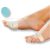 Protettore in gel per alluce valgo con benda elastica